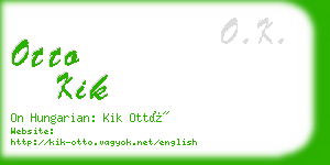 otto kik business card